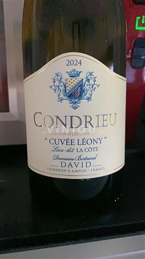 Rhônevallei Condrieu Domaine Bertrand David Léony Lieu-dit La Côte 2024