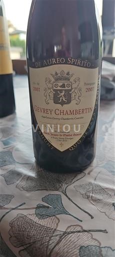Bourgondië Gevrey-Chambertin Grandeo Spirito 2007