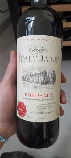 Bordeaux Château Haut Jamin 2014