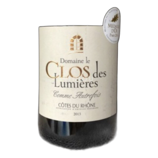 Rhônedalen Côtes du Rhône Clos des Lumières Comme Autrefois 2013