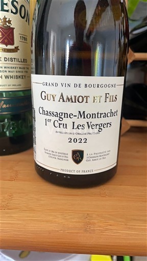 Burgundija Chassagne-Montrachet Premier Cru Guy Amiot et Fils 1er Cru Les Vergers 2022