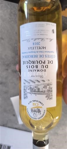 Sudoeste Côtes de Bergerac Domaine Bois de Pourquié 2018