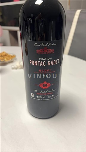 Bordeaux Médoc Château Pontac Gadet 2022