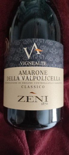 Véneto Amarone della Valpolicella Zeni Vignealte 2022