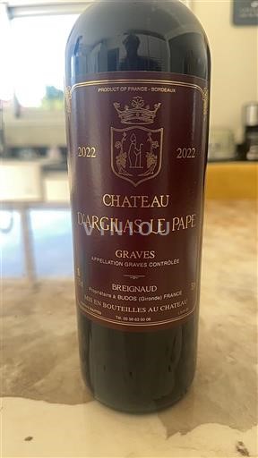 Bordeaux Graves Château Argilas Le Pape 2022
