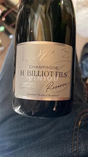 Champagne H. Billiot Fils Réserve 2021
