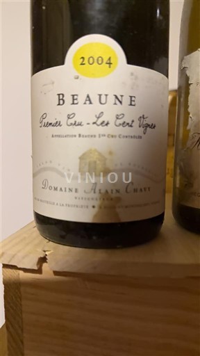 Bourgogne Beaune Premier Cru Domaine Alain Chavy Les Cent Vignes 2004