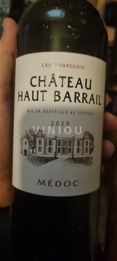 Bordeaux Médoc Cru Bourgeois Château Haut Barrail 2019