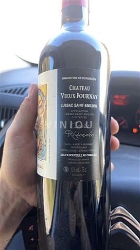 Bordeaux Lussac-Saint-Émilion Château Vieux Fournay Réservée 2017