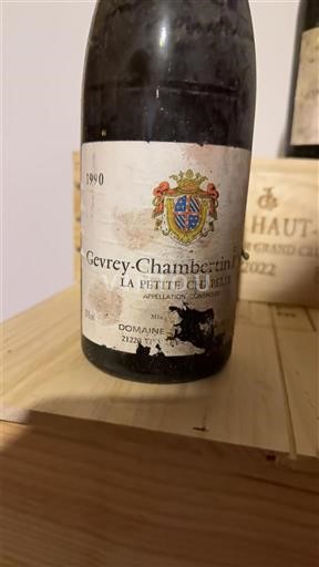 Bourgondië Gevrey-Chambertin Premier Cru Domaine La Tassee La Petite Chapelle 1990