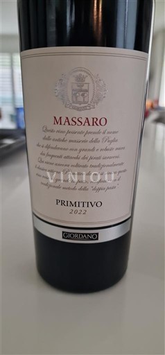 Apulia Wines Unspecified Giordano Massaro 2022