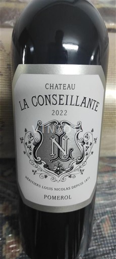 Bordeaux Pomerol Château La Conseillante 2022