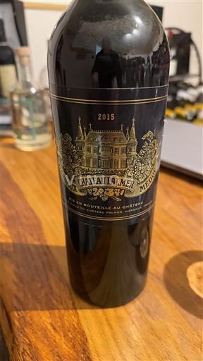 Bordeaux Margaux Grand Cru Château Palmer 2015