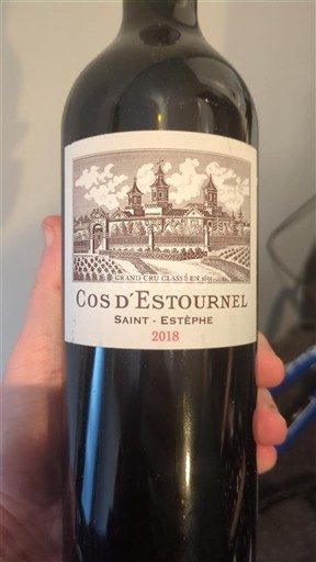 Bordeaux Saint-Estèphe Grand Cru Cos Estournel 2018