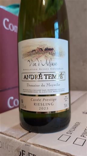 Alsace Riesling André Tempé Prestige 2023