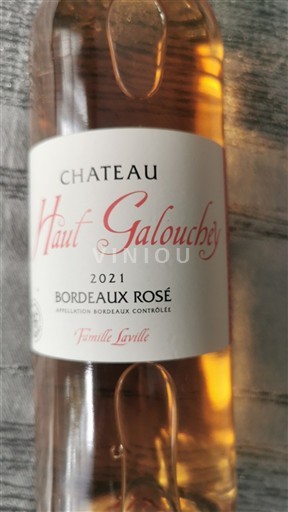 Burdeos Bordeaux rosado Château Haut Galouchey 2021