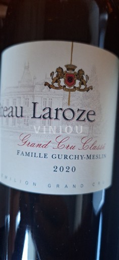 Bordeaux Saint-Émilion Grand Cru Grand Cru Classé Château Laroze 2020