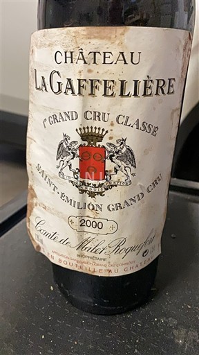 Bordeaux Saint-Émilion Grand Cru Château La Gaffeliere 2000