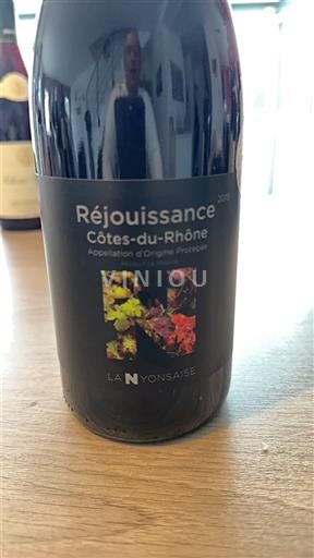 Thung lũng Rhône Côtes-du-rhône La Nyonnaise Réjouissance 2018