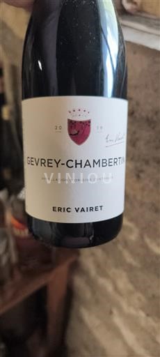 Bourgondië Gevrey-Chambertin Eric Vairet 2019