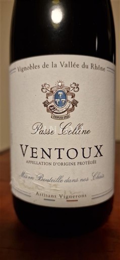 Vallée du Rhône Ventoux Vignobles de la Vallée du Rhône Passe Colline 2022