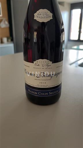 Borgoña Coteaux de Borgoña Maison Colin Seguin Coteaux Bourguignons 2014
