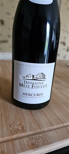 Burgundia Mercurey Domaine Meix Foulot 2023