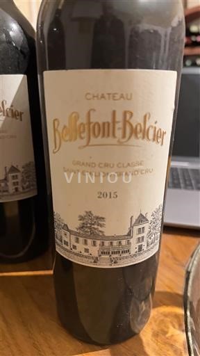 Bordeaux Saint-Émilion Grand Cru Grand Cru Classé Château Bellefont-Belcier 2015