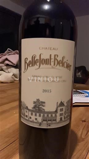 Bordeaux Saint-Émilion Grand Cru Grand Cru Classé Château Bellefont-Belcier 2015