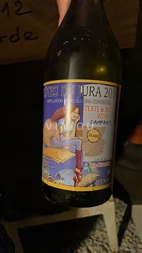Jura Côtes-du-jura Éric Richardot Texte & Bulles 2010