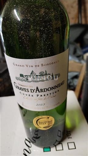 Bordeaux Bordeaux blanc Domaine Des Graves Ardonneau Prestige 2023
