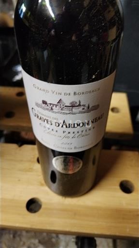 Burdeos Côtes-de-bourg Domaine Graves Ardonneau Prestige 2019