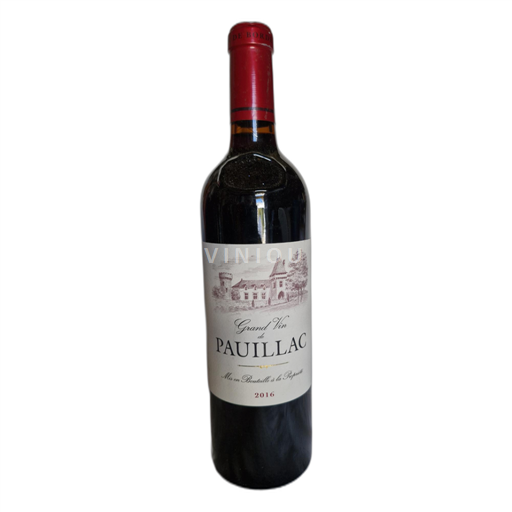 Bordeaux Pauillac Grand Vin de 2016