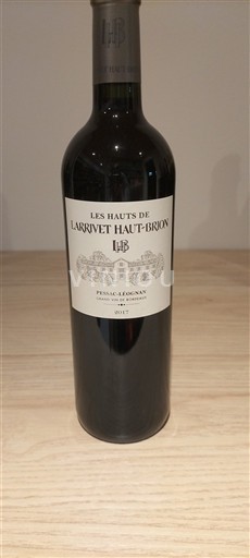 Bordeaux Pessac-Léognan Larrivet Haut-Brion Les Hauts de Larrivet Haut-Brion 2017
