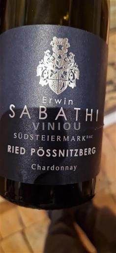 Štýrsko Südsteiermark DAC Erwin Sabathi Chardonnay Ried Pössnitzberg 2021