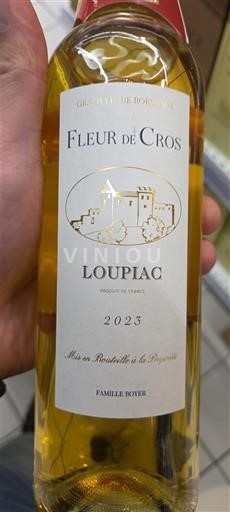 Bordeaux Loupiac Fleur de Cros 2023