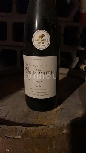 Thung lũng sông Loire Chaume Château La Guimonière 2005