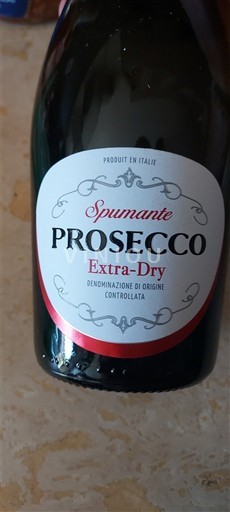 Vénétie Prosecco Spumante Extra-Dry Không niên vụ