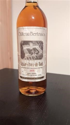 Bordeaux Sainte-Croix-Du-Mont Château Bertranon 1975