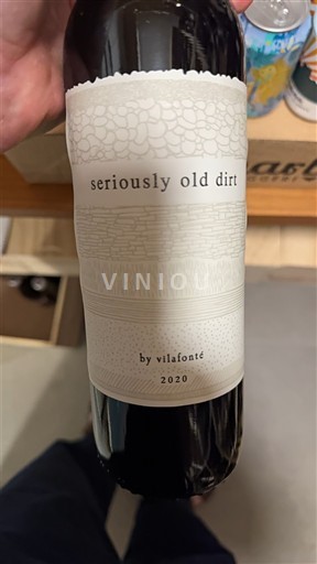 Kustområdet Stellenbosch Vilafonté Seriously Old Dirt 2020