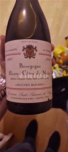Burgundsko Nespecifikováno Domaine Saint-Saturnin de Vergy Hautes Roches 1990