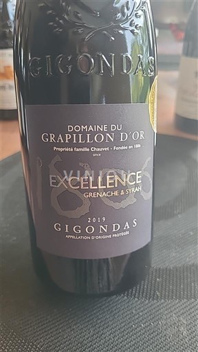 Rhônevallei Gigondas Domaine Grapillon Or Excellence 2019
