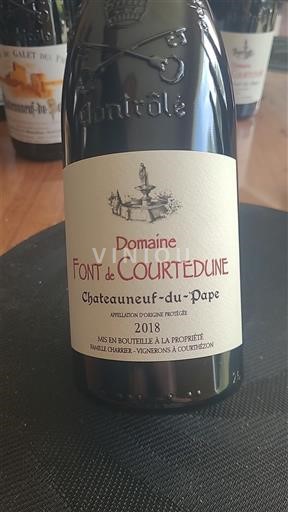 Rona dolina Châteauneuf-du-Pape Domaine Font de Courtedune 2018