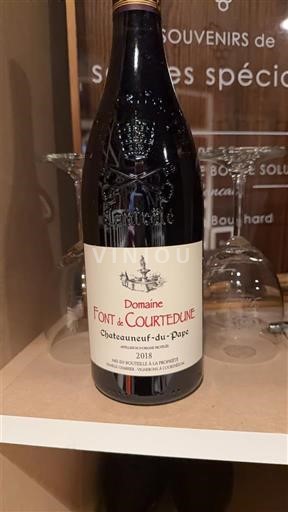 Valle del Ródano Châteauneuf-du-Pape. Domaine Font de Courtedune 2018