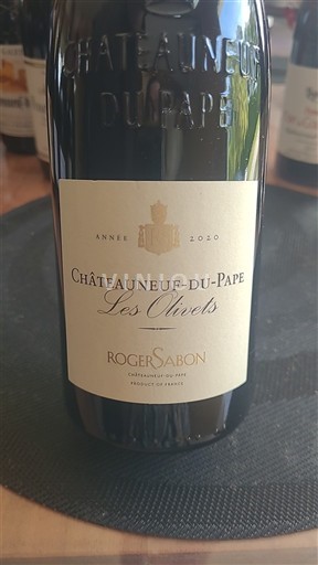 Rhône Valley Châteauneuf-du-Pape Roger Sabon Les Olivets 2020