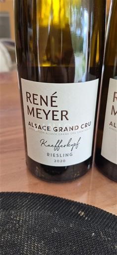 Alsacia No especificado Grand Cru René Meyer Kaefferkopf 2020