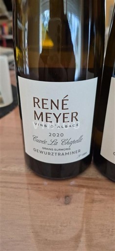 Alsacia Gewurztraminer René Meyer La Chapelle 2020