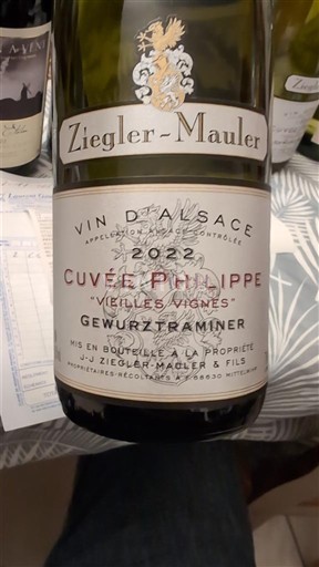 Alsace Ziegler-Mauler Philippe Vieilles Vignes 2022
