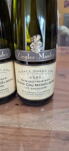 Alsace Ospecificerad Grand Cru Ziegler-Mauler Les Amandiers 2022