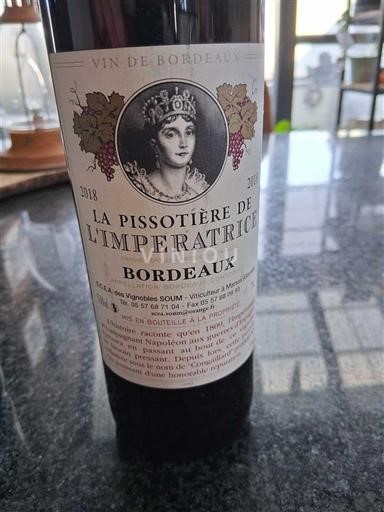 Bordeaux La Pissotière de l'Impératrice 2018